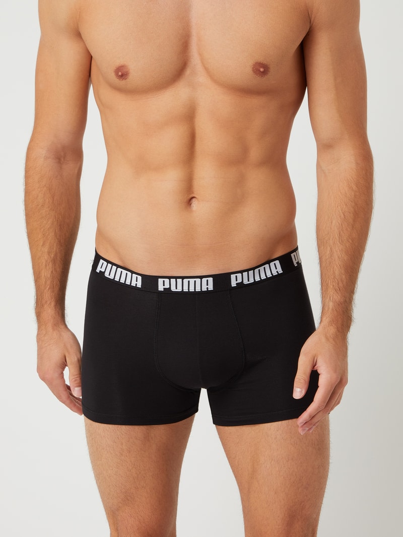 Trunks mit Stretch-Anteil im 3er-Pack in schwarz