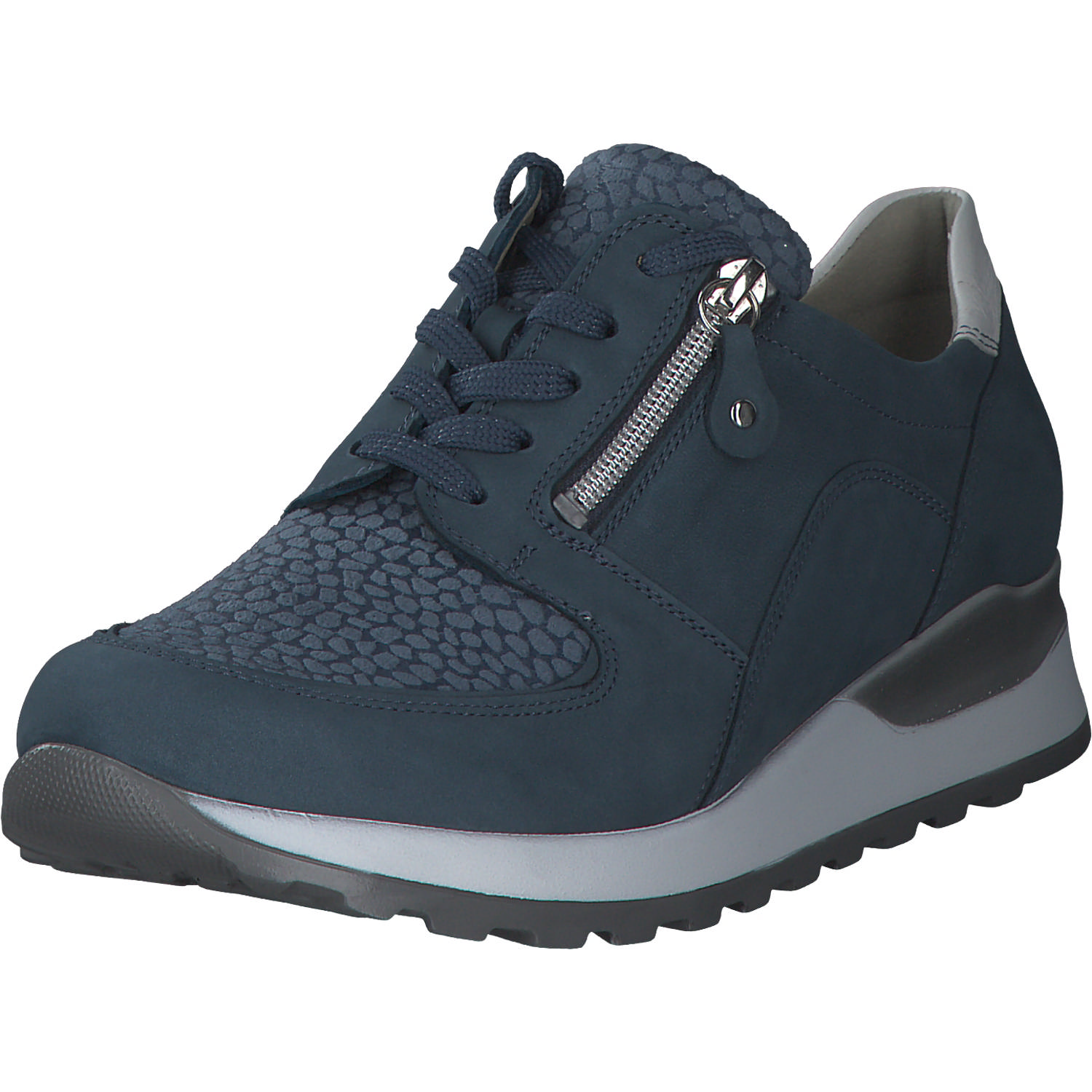 Waldläufer Hiroko Soft H64007, Sneakers Low, Damen, denim
