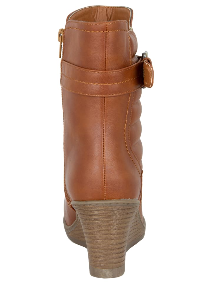 Loveness Winterstiefelette Uni in Braun günstig kaufen