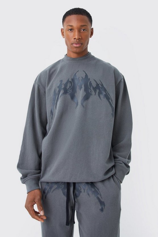 Oversize Sweatshirt-Trainingsanzug