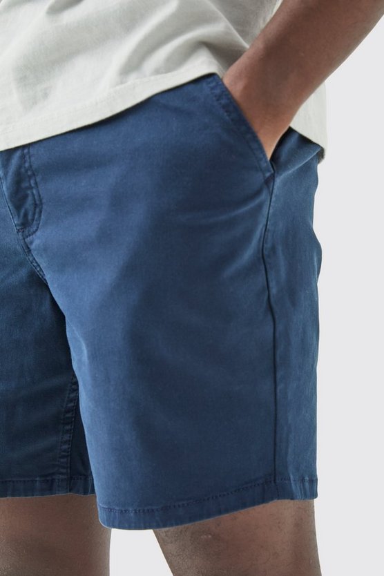 Skinny Chino-Shorts