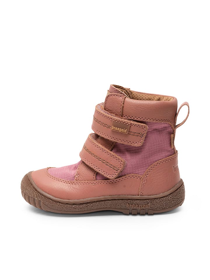 bisgaard Leder-Boots in Pink günstig kaufen