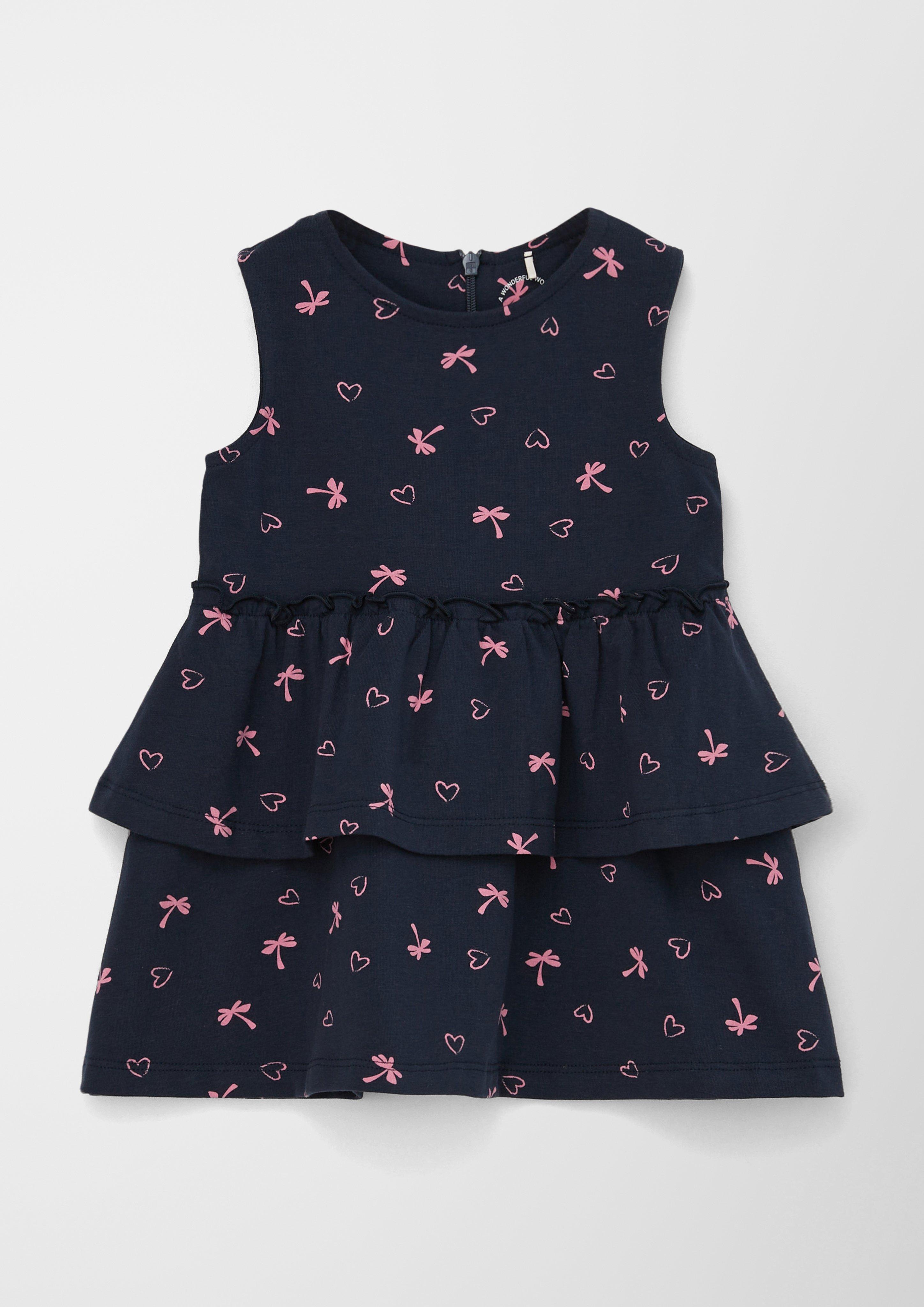 Baumwollkleid mit Volants  2130669-59A1
