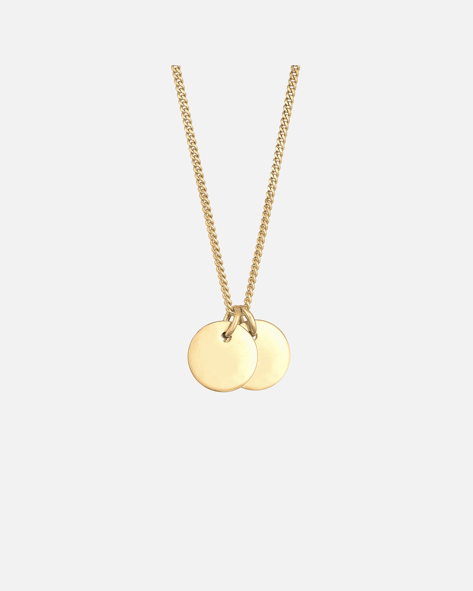 Elli Women's Geo Plate Pendant with Trendy Base in 925 Sterling Silver
