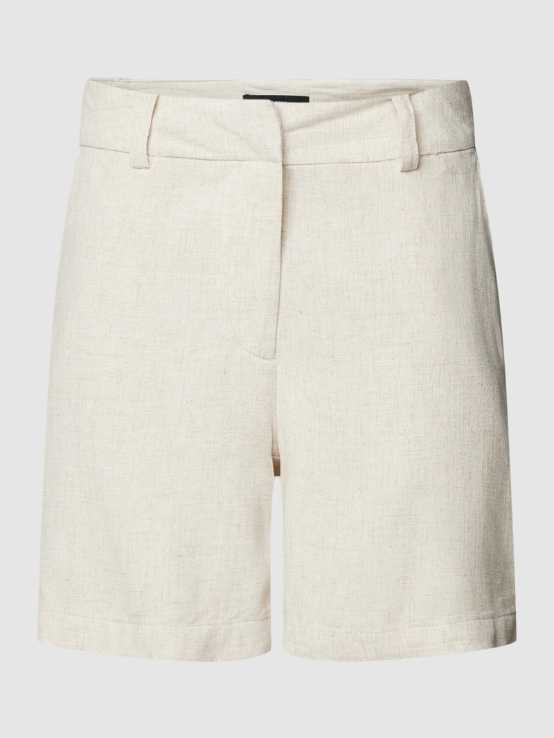 Shorts mit französischen Eingrifftaschen Modell 'HERAVER' in beige