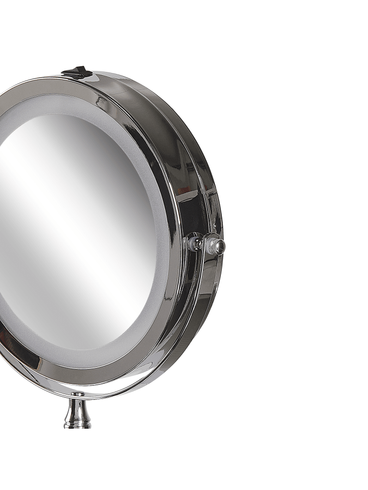 Beliani Kosmetikspiegel LAON in Silber - (W) 20 x (H) 31 x (L) 14 cm günstig kaufen onesize