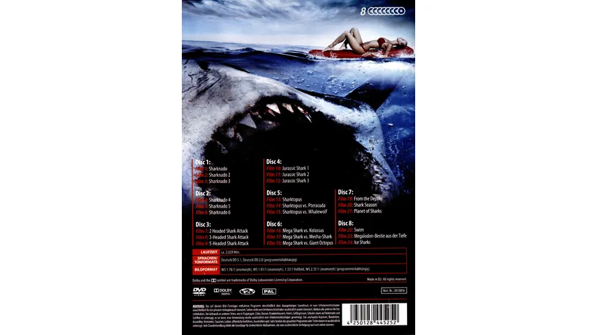 Shark Invasion - Die ultimative Hai-Box!  [8 DVDs]