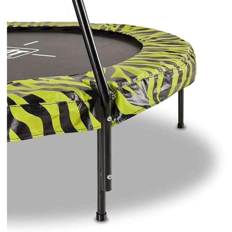 Trampoline 140cm avec guidon Tiggy Junior vert limon