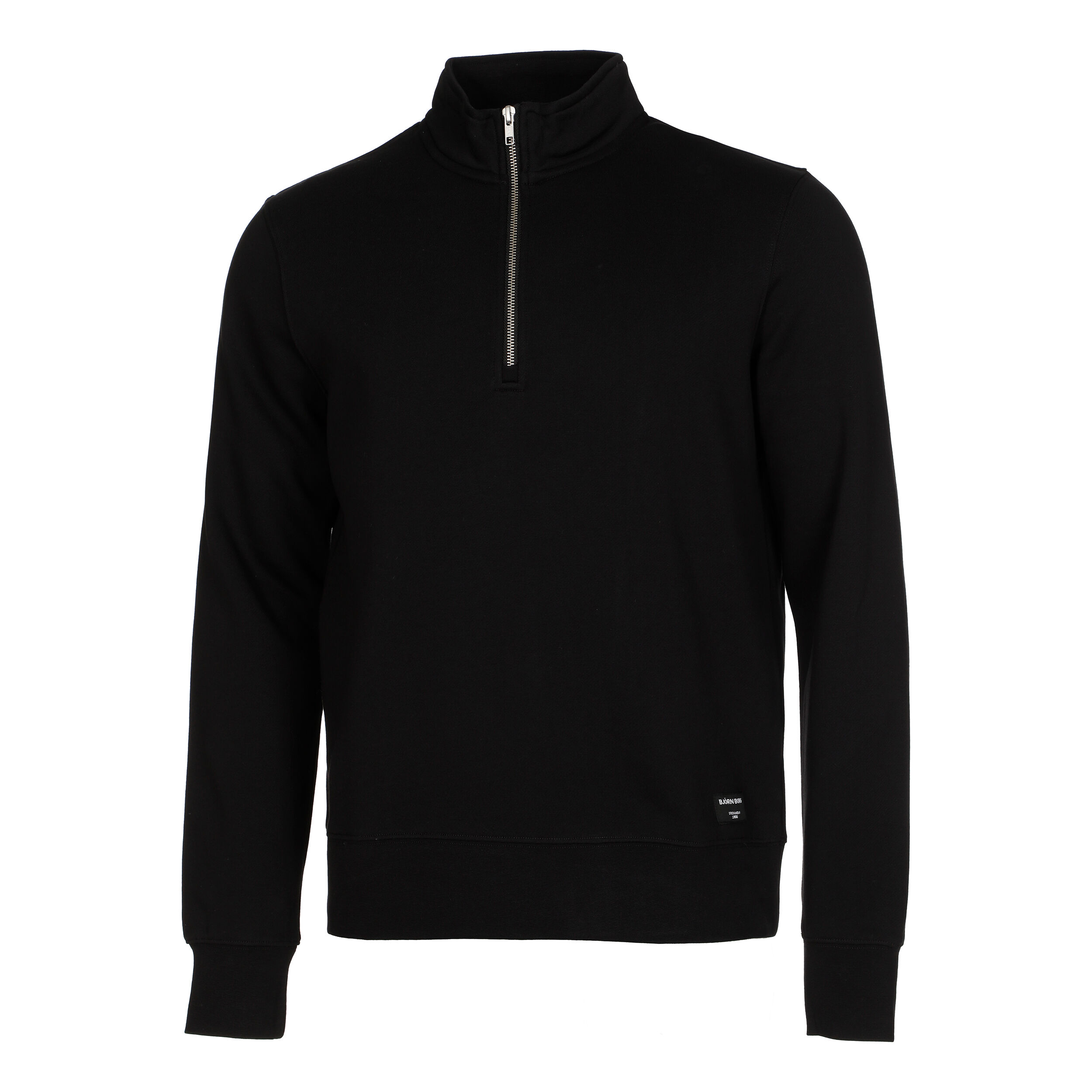 Centre Half-Zip Longsleeve Herren - Schwarz