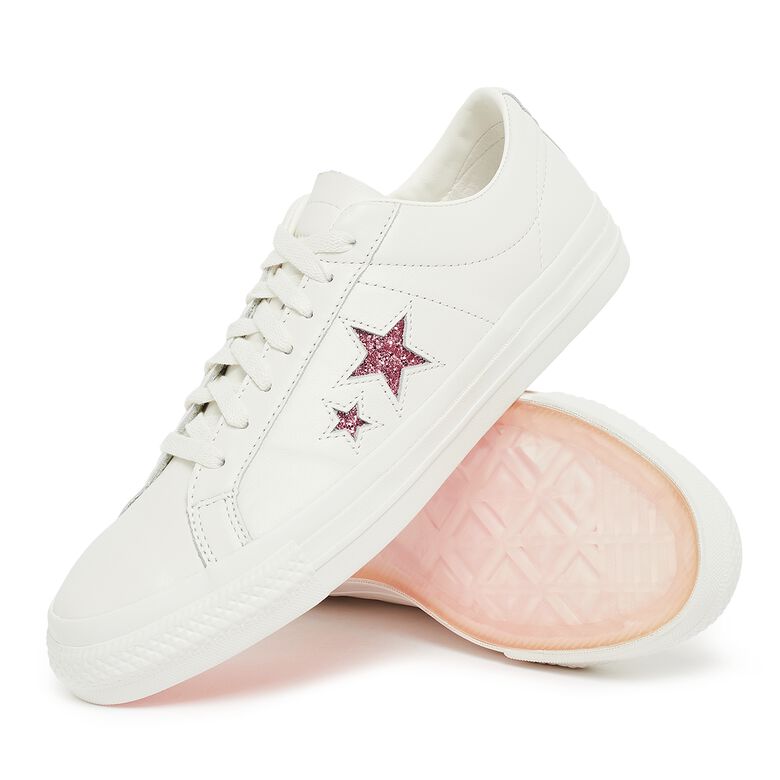 Converse x Turnstile One Star Pro Ox White/Pink/White