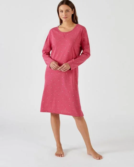 Chemise de nuit imprimée étoiles Thermolactyl