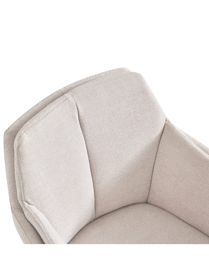B&D Home Drehstuhl DAISY in Cremeweiß - (B)62 x (H)86 x (T)63 cm günstig kaufen onesize