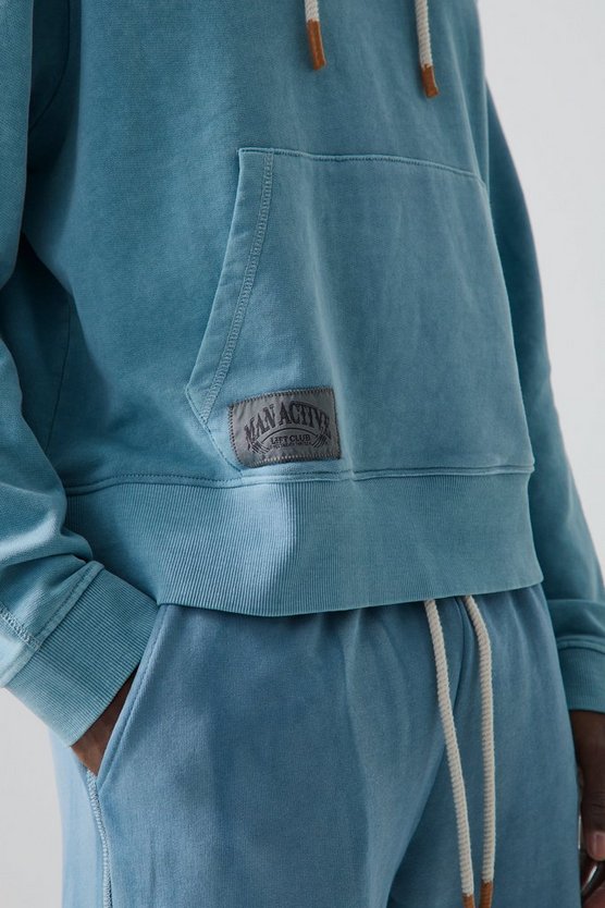 Man Active Oversize Hoodie mit Rest Day Print