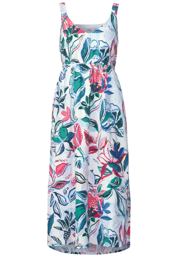 CECIL Midi Leinenmix Kleid