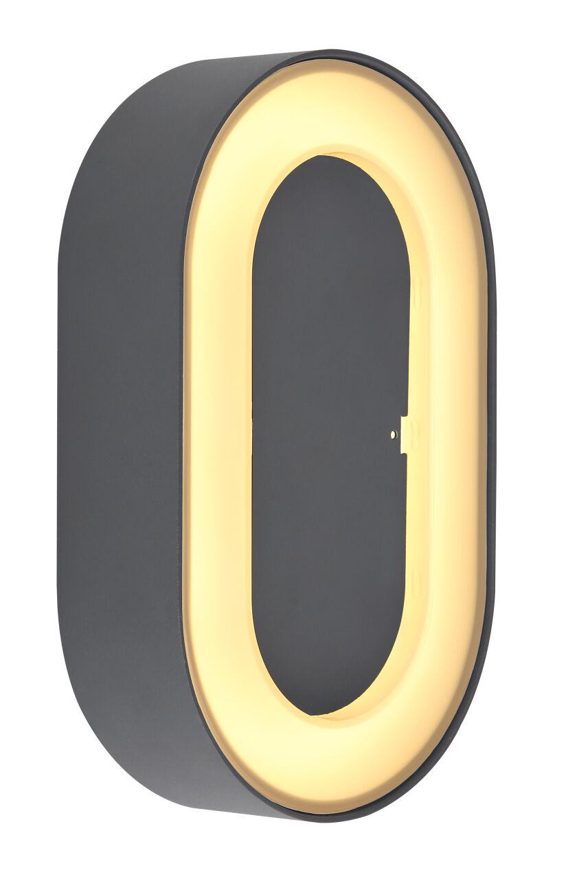 Globo Lighting - SURA - Außenleuchte Aluminium Druckguss anthrazit, LED