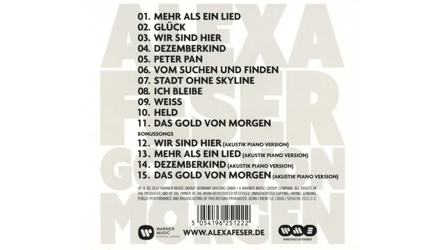 Gold Von Morgen DIGIPAK