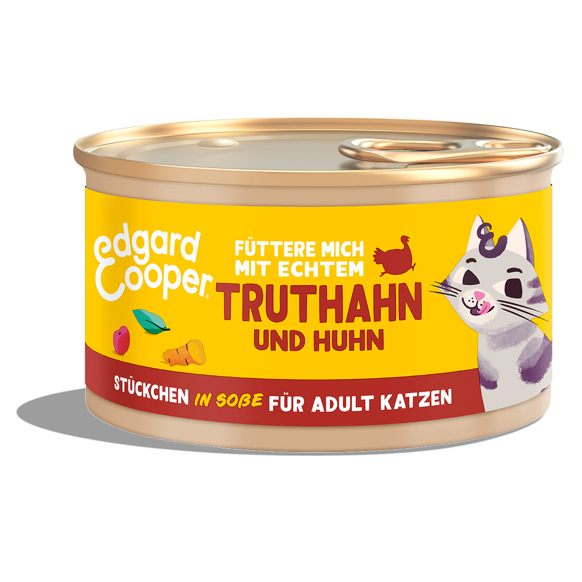 Edgard & Cooper Stückchen in Soße Truthahn und Huhn bei ZooRoyal