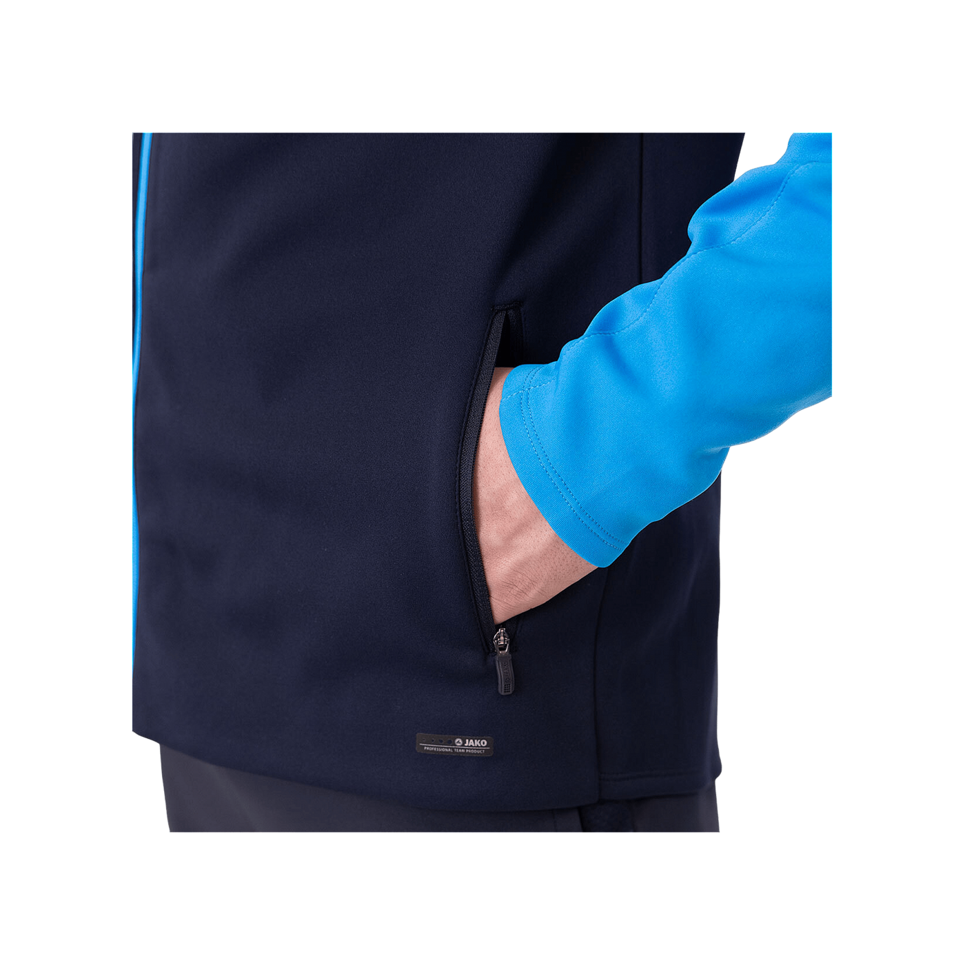 JAKO Icon Kapuzenjacke Blau Gelb F914