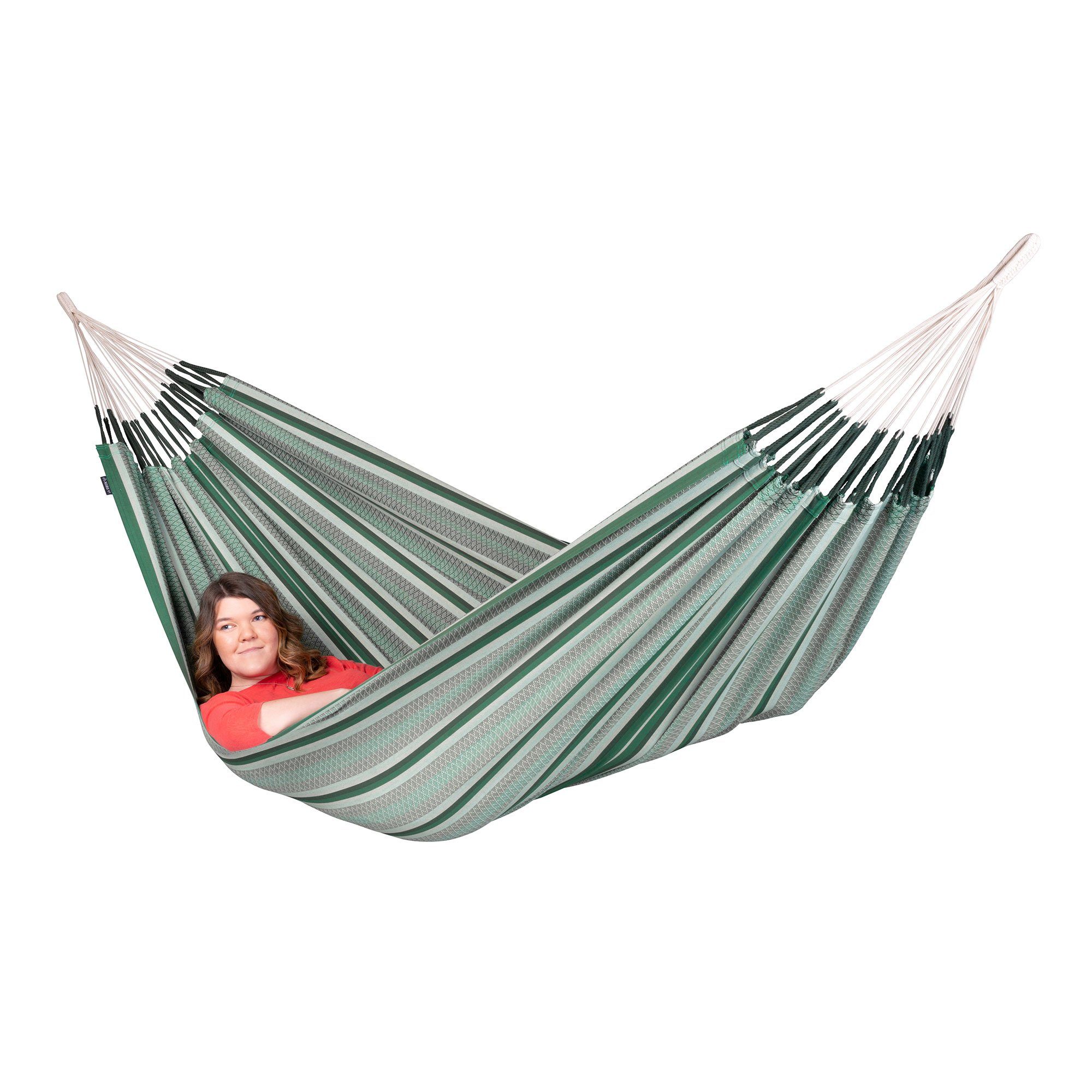 La Siesta Hängematte Doppel Hängematte Modesta Agave von La Siesta Bio Baumwolle Tuchhänge, Hochwertige Qualität