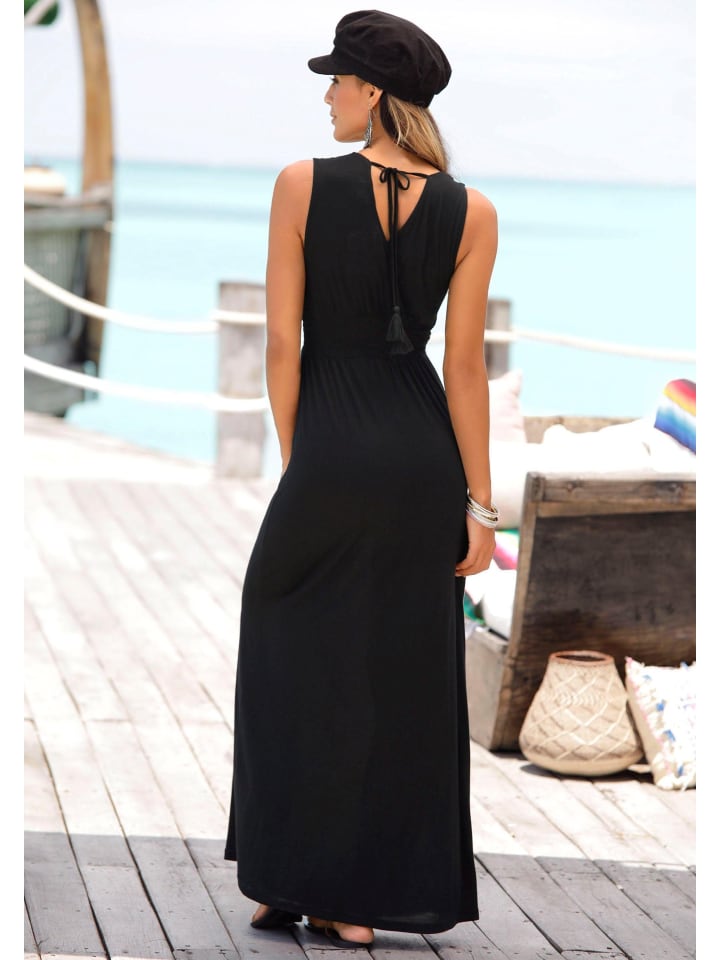 Buffalo Maxikleid in schwarz günstig kaufen