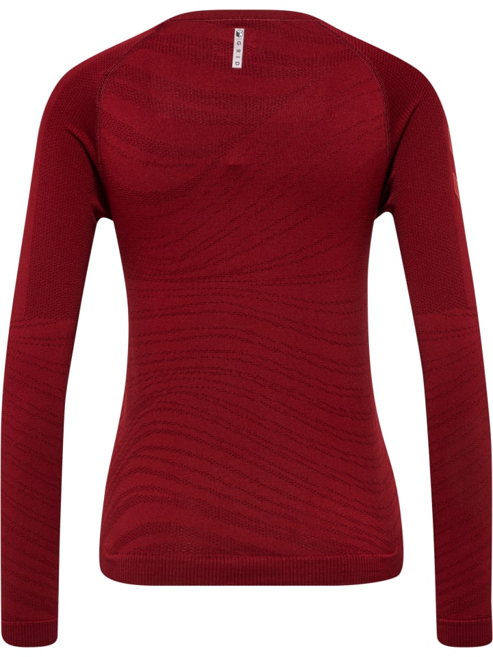 Hummel Hummel T-Shirt Raglanärmel Hmlongrid Damen in RHUBARB/NASTURTIUM günstig kaufen