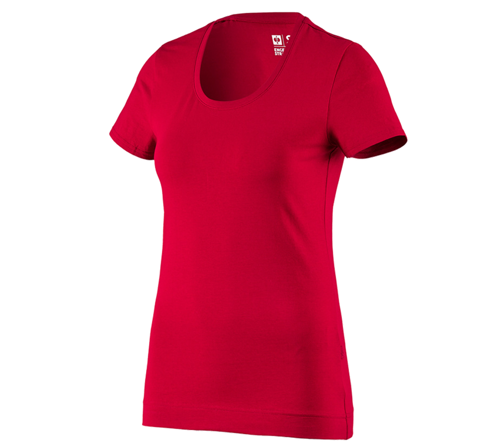 e.s. T-Shirt cotton stretch, Damen