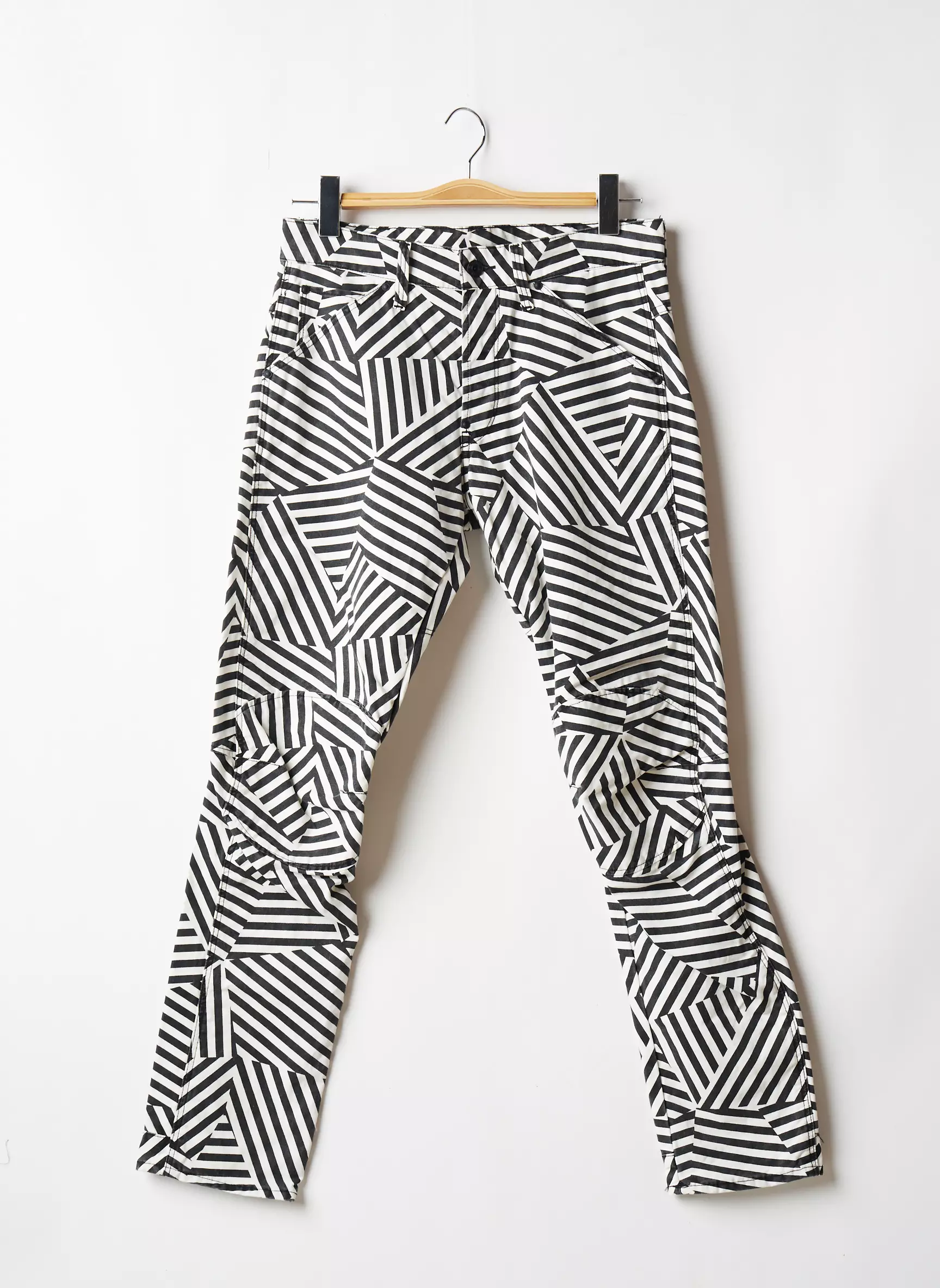 Raw 7 Pantalons Slim Homme couleur noir