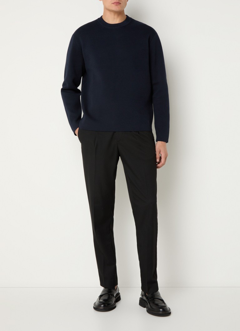 Sweter Selected Homme o grubym splocie z mieszanki bawełny organicznej