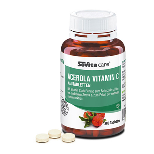 SOVITA CARE Acerola Vitamin C Kautabletten  200 St  Kautabletten