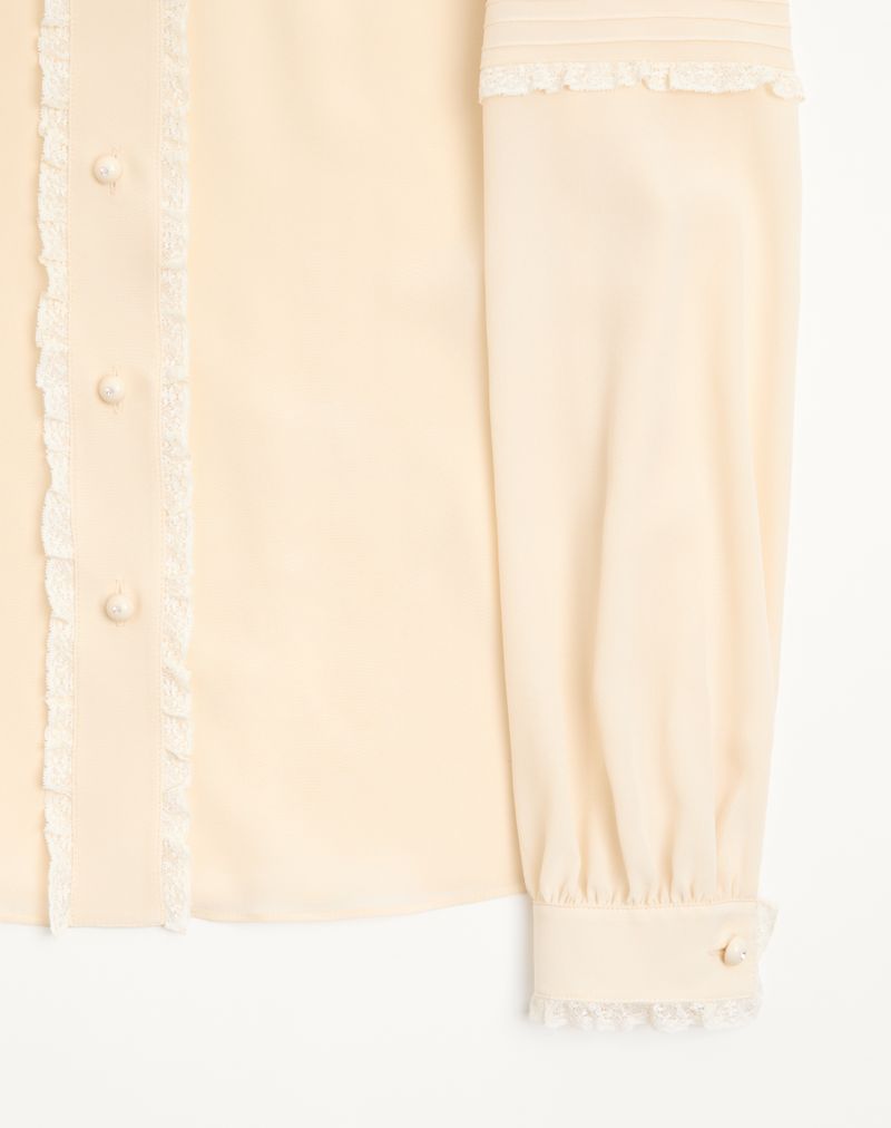Crepe De Chine-skjorte