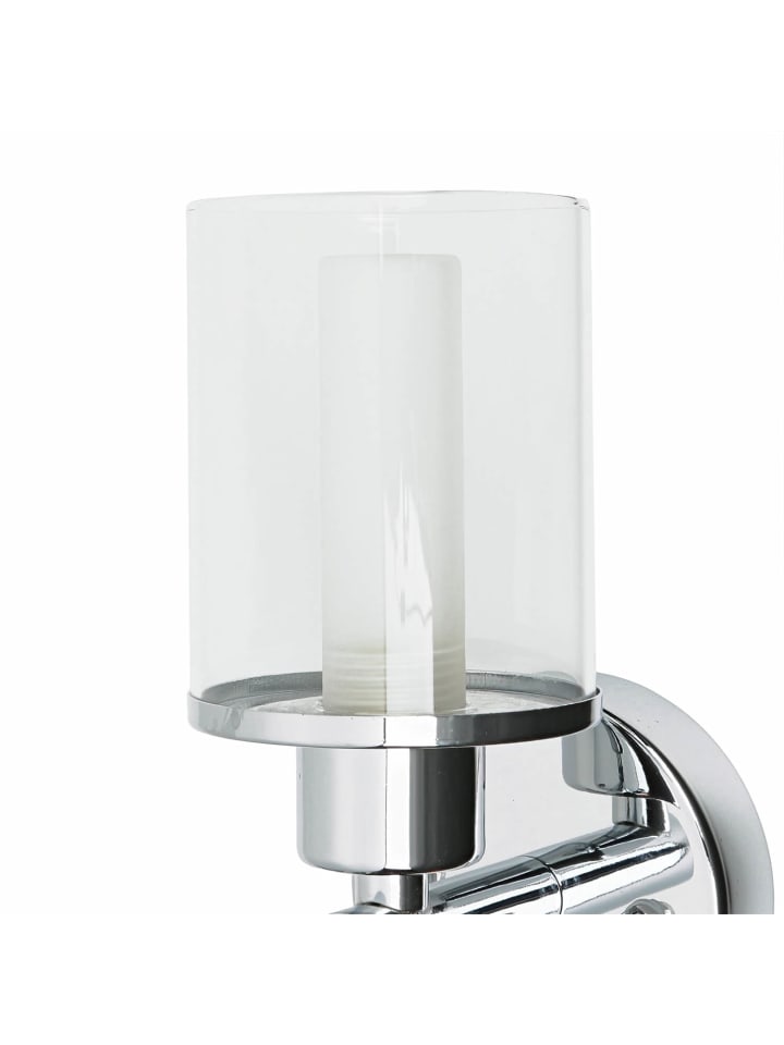 Licht-Erlebnisse Wandlampe in Chrom Transparent günstig kaufen onesize