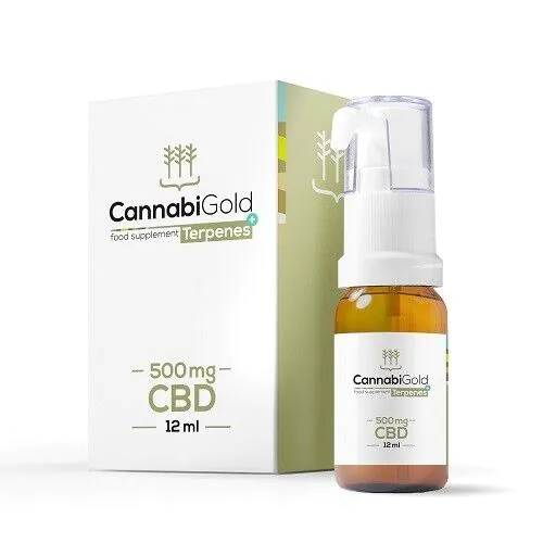 Τερπένια CannabiGold+ 500 mg CBD 12 ml
