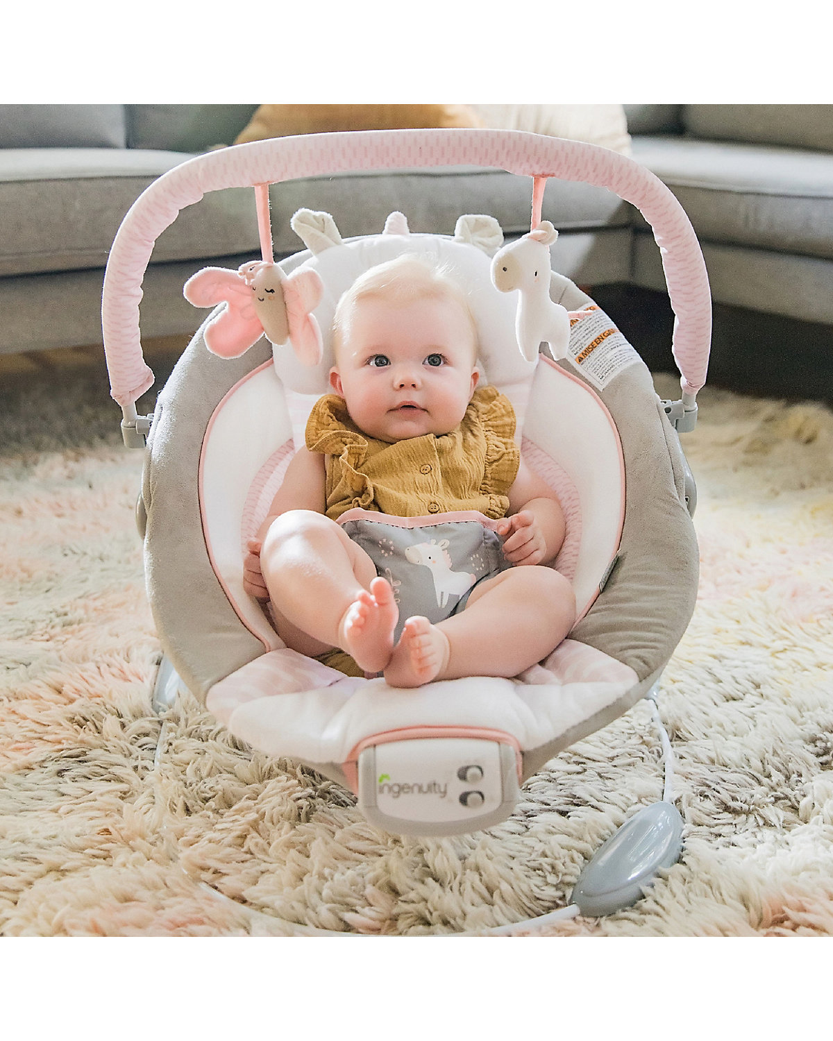 Babywippe Flora, inkl. Musik und Vibrationsbewegungen