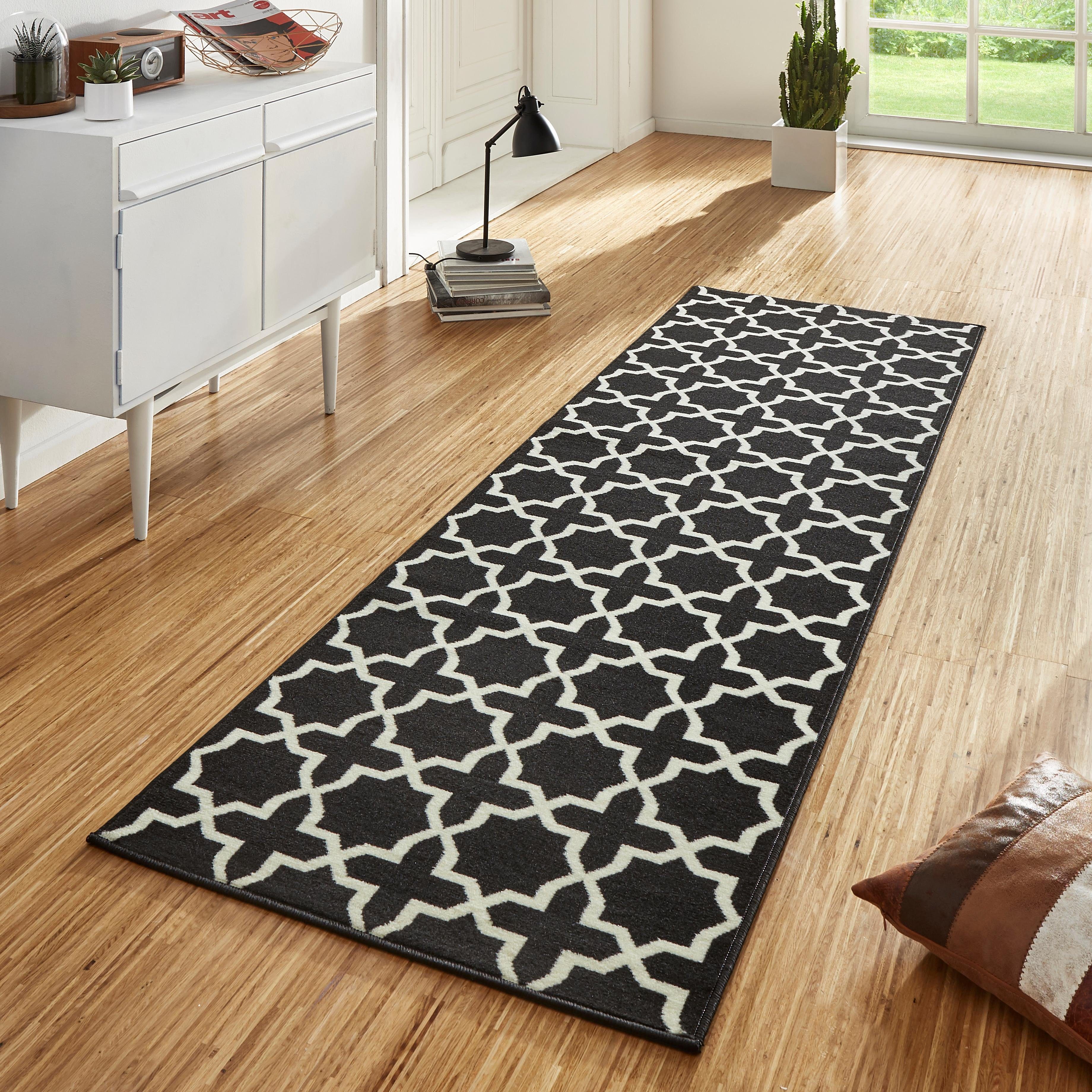 Läufer Glam, HANSE Home, rechteckig, Höhe: 9 mm, Kurzflor, Modern, Weich, Wohnzimmer Teppich, Flur, Eingang, Deko