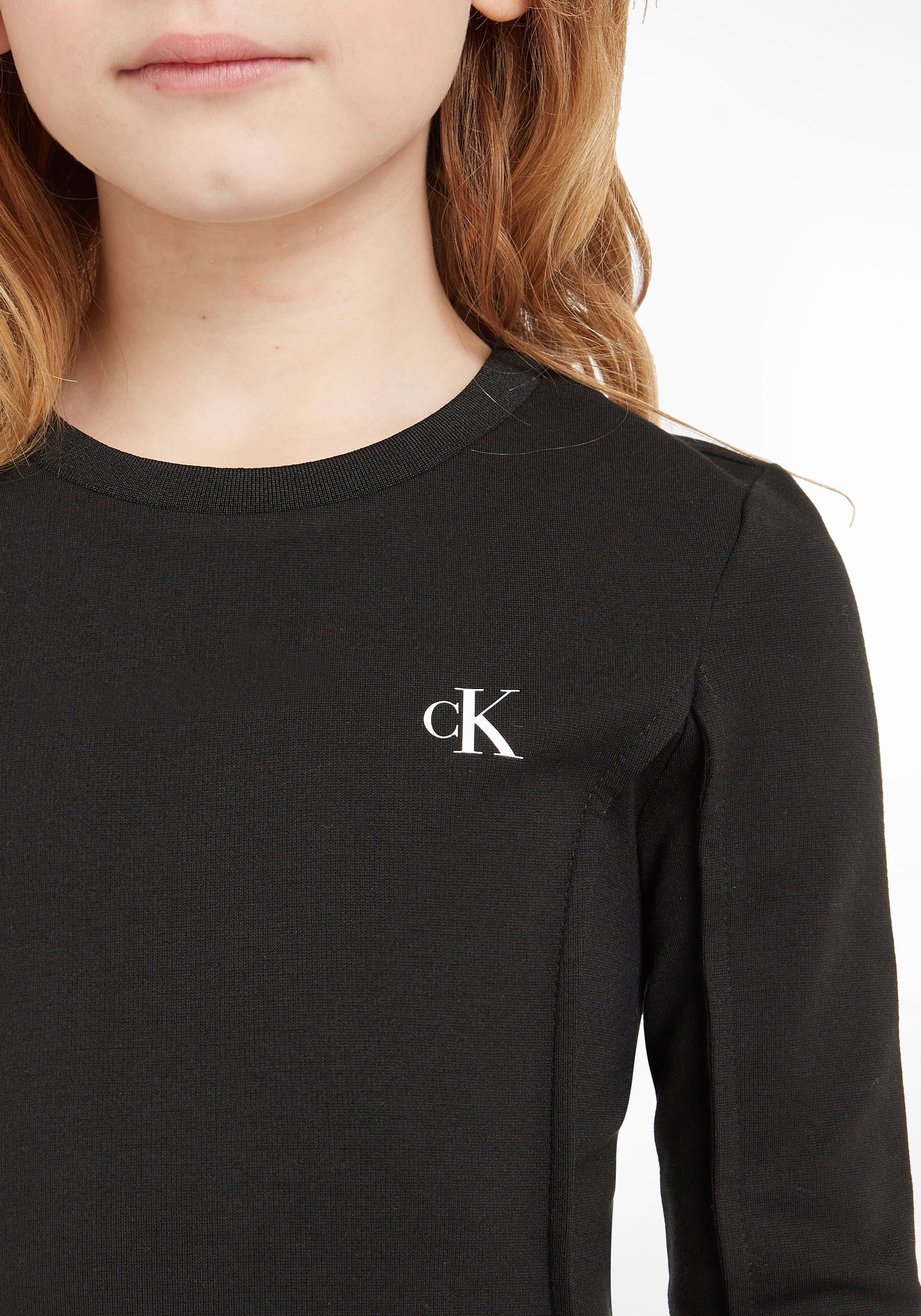Calvin Klein Jeans Jerseykleid PUNTO SEAMING LS DRESS