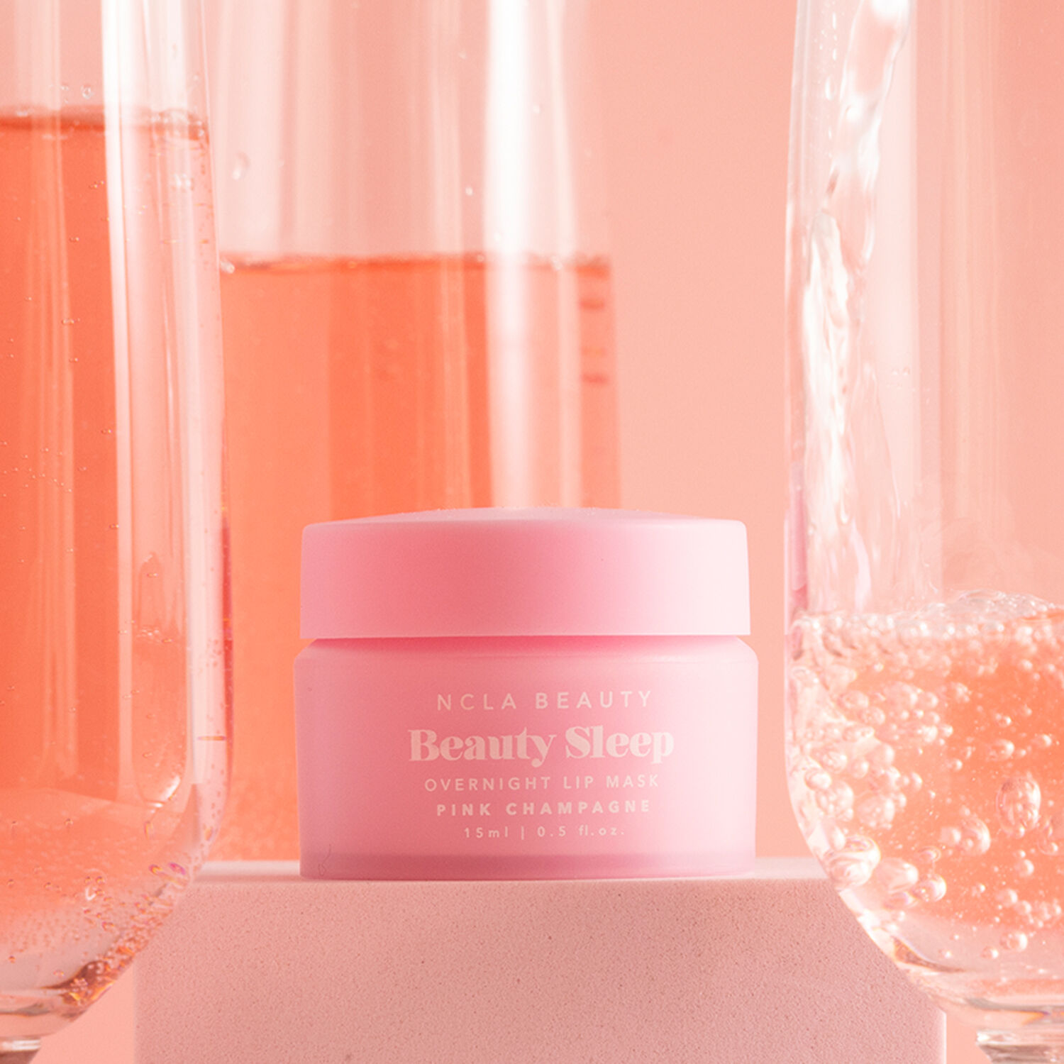 NCLA Beauty Beauty Sleep Overnight Lip Mask - Pink Champagne Masque lèvres