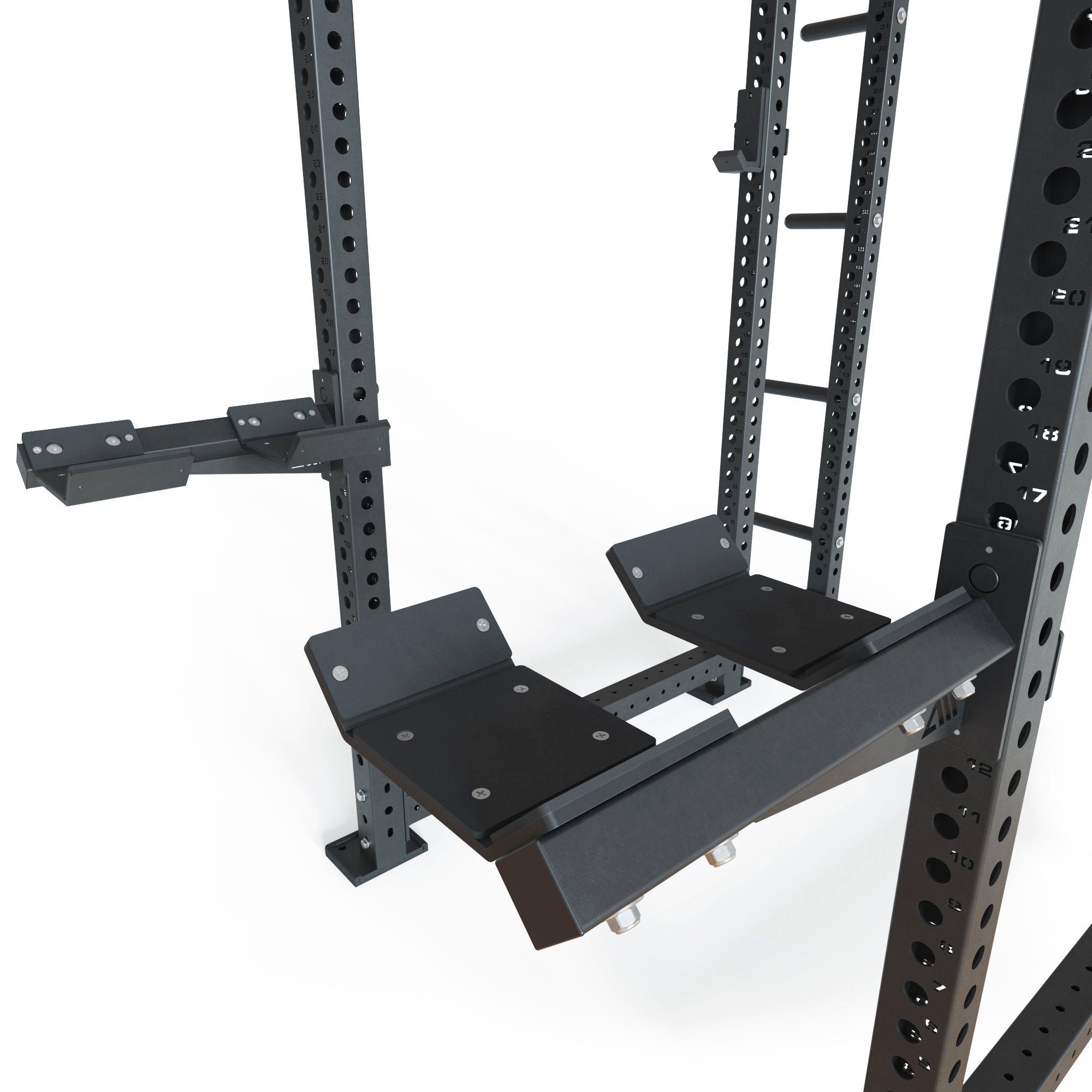 ATLETICA Power Rack R8 Kurzhantel-Ablagen, Einfache Montage am Power Rack
