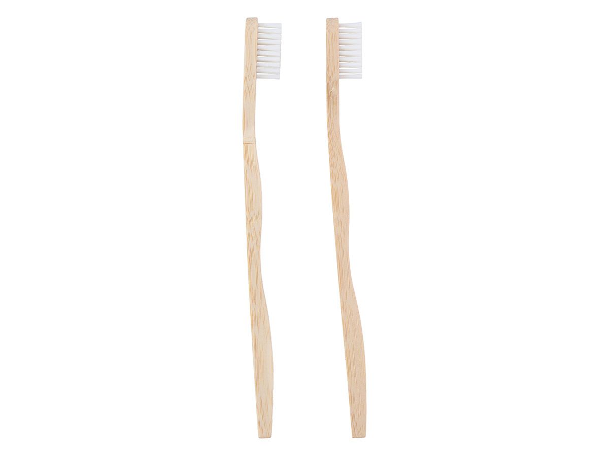 2er-Set Bambus-Zahnbürsten