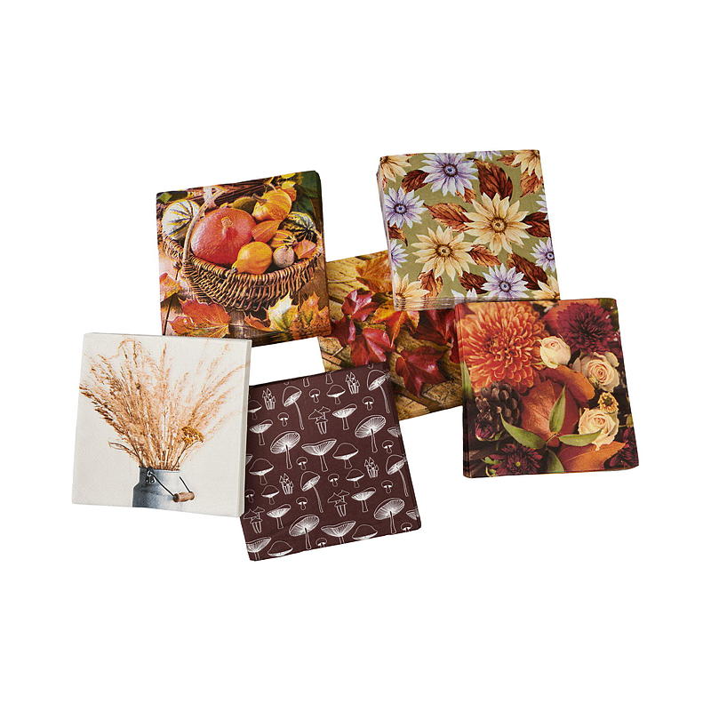 Vie Eco Servietter 20-pk 33x33 cm, Høst