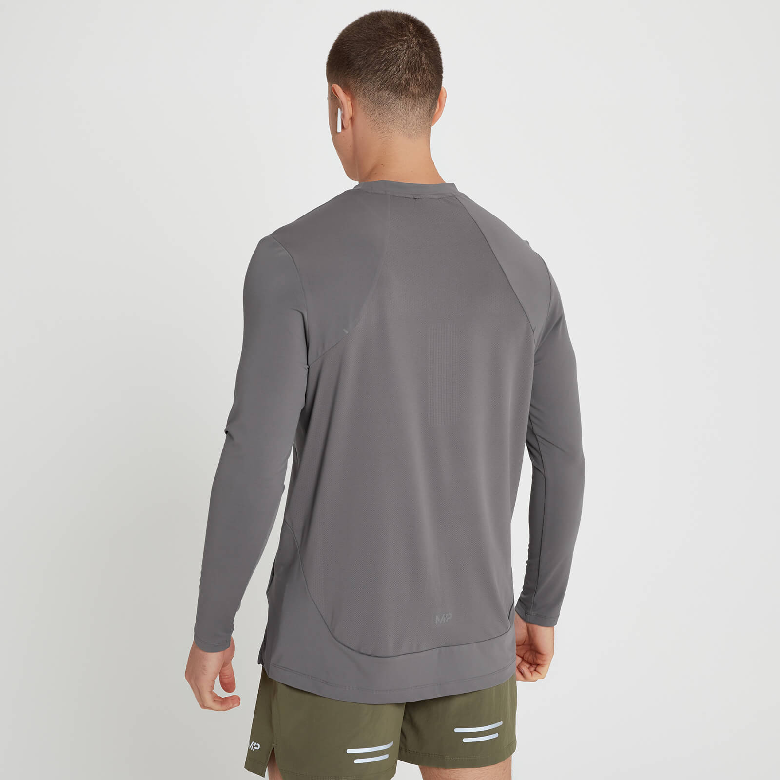 Haut à manches longues MP Velocity Ultra pour hommes – Gris galet