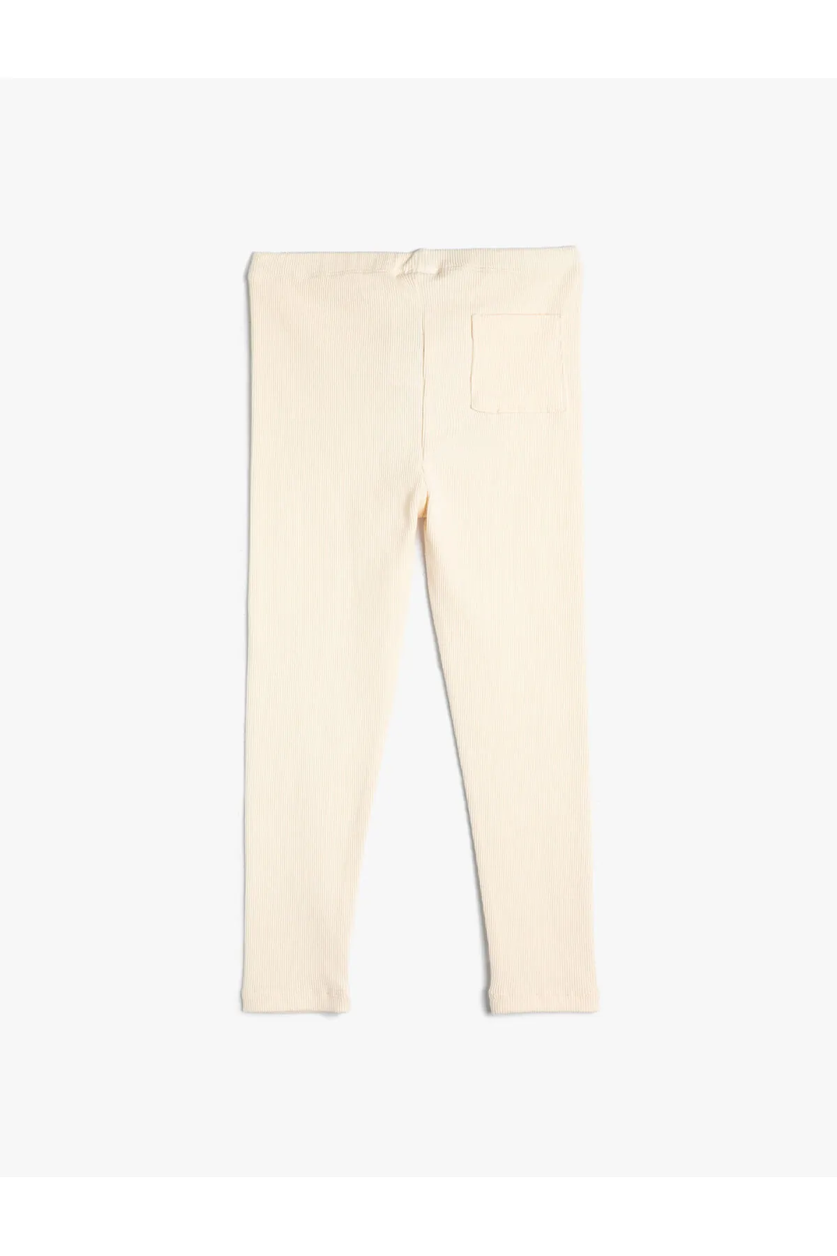 Koton  Basic-Leggings aus gerippter, elastischer Taille aus Baumwolle