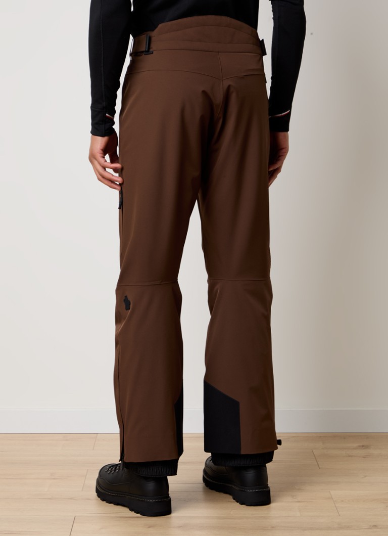 Pantalon de ski Moncler coupe droite avec poches zippées
