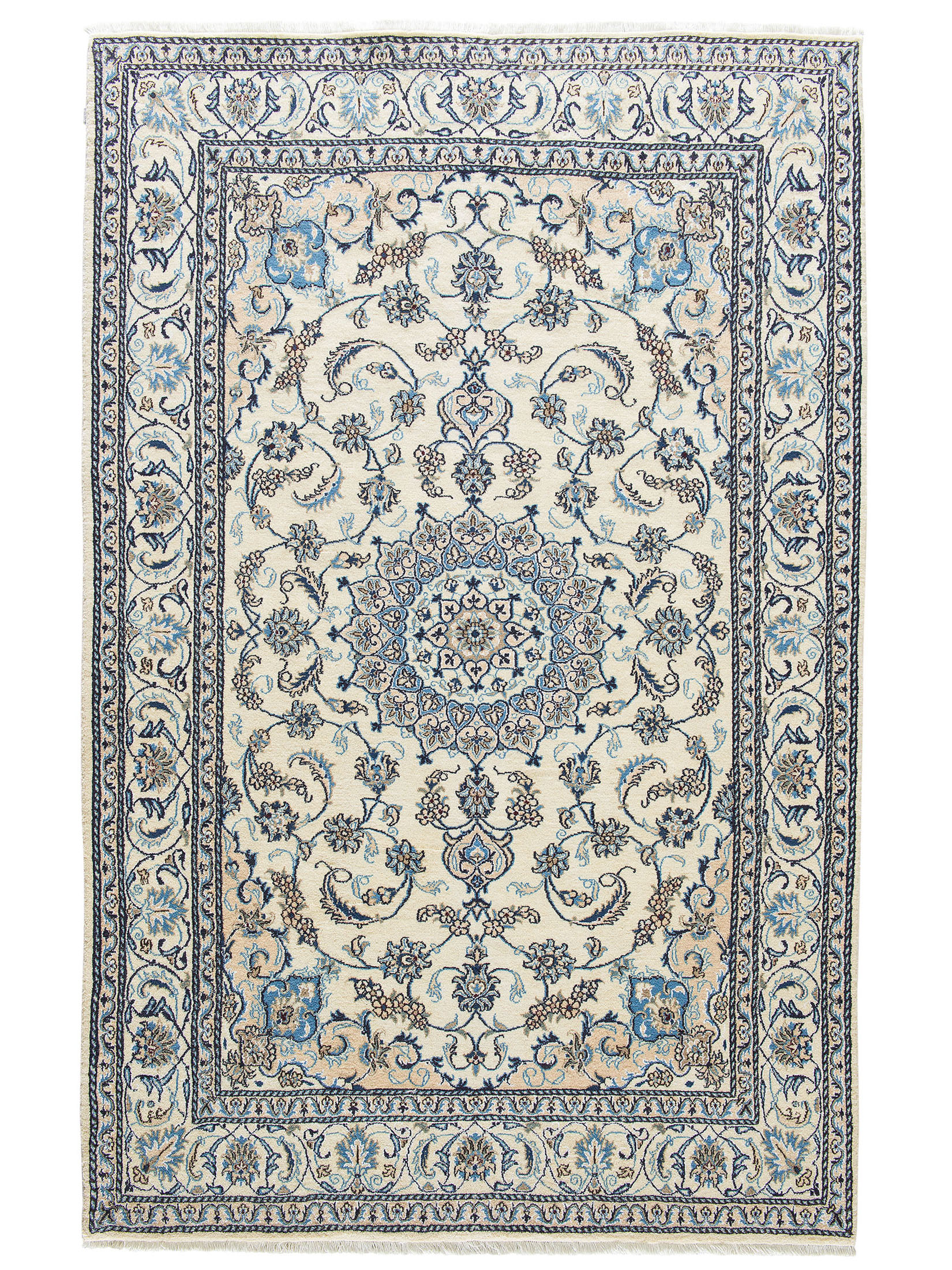 Kaschmar Nain 12 Lah ca. 198 x 305 cm, Unikat / Einzelstück