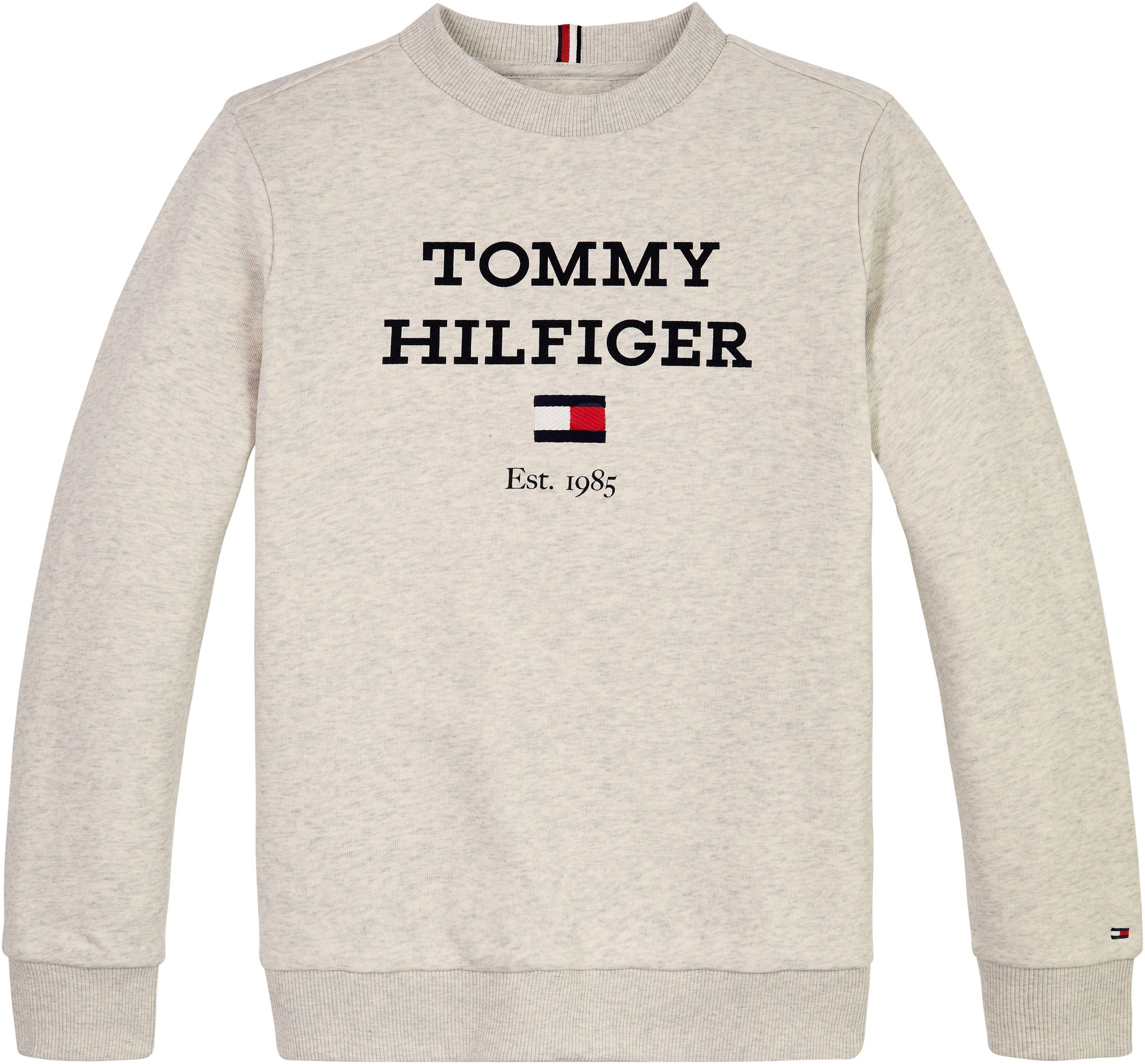 Tommy Hilfiger Sweatshirt TH LOGO SWEATSHIRT mit großem Logo