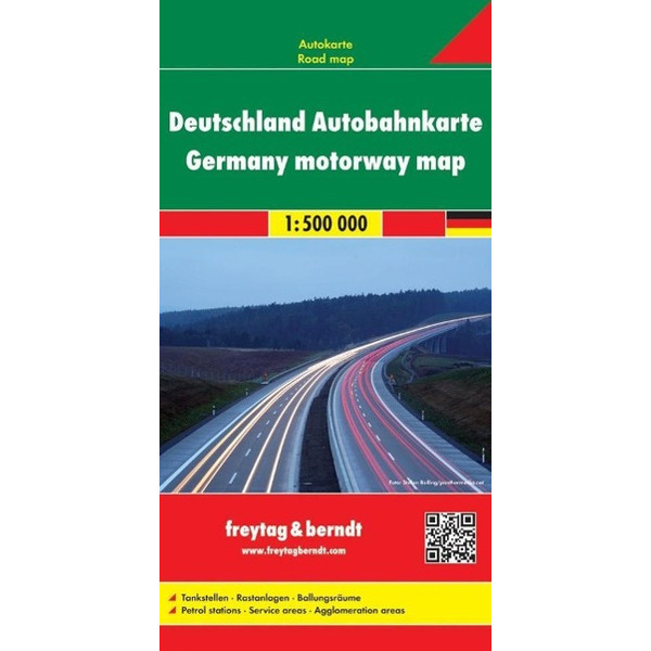 Deutschland Autobahnkarte 1 : 500 000 - Straßenkarte