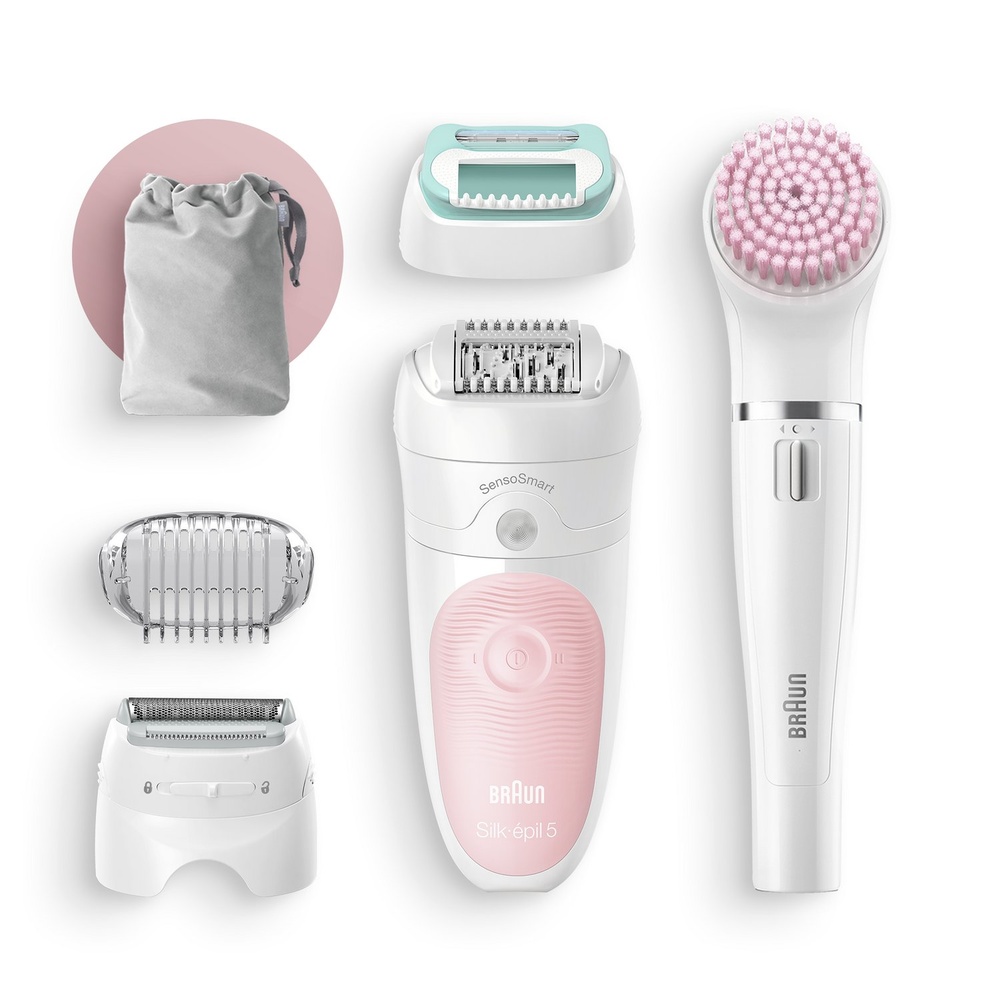 braun Braun Silk-épil Beauty Set 5 4-En-1 - Épilateur Électrique Sans Fil Wet & Dry Epilateur Electrique