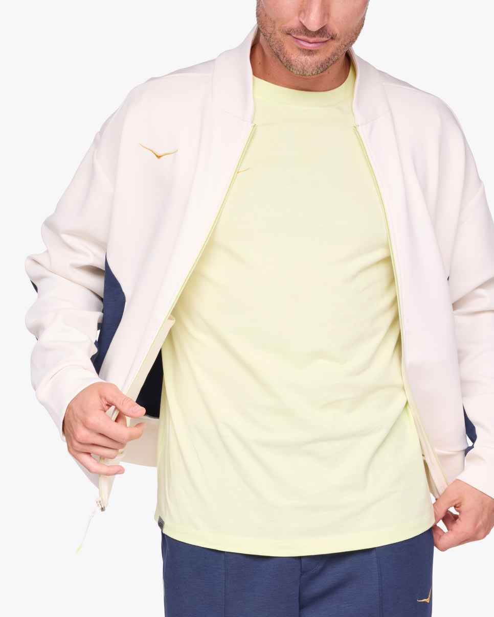 Kaitoro Knit Jacket Alabaster / Varsity Navy