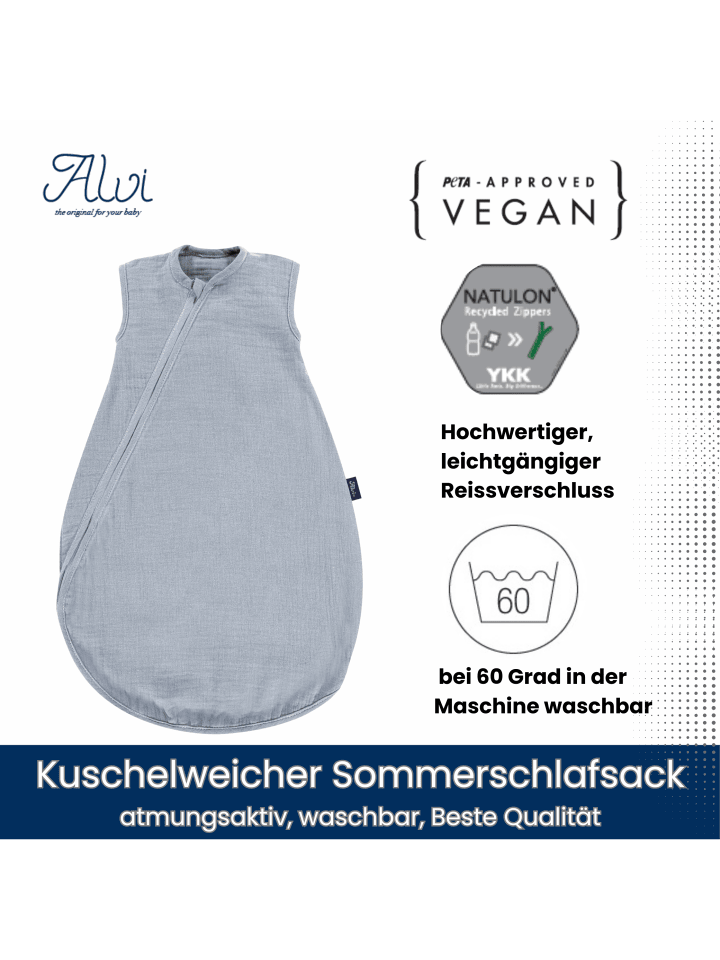 Kinderhaus Blaubär Baby Mäxchen Sommertraum Mullschlafsack TOP in Sky Way günstig kaufen