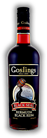 Gosling's Black Seal Gosling's Black Seal Gosling's Black Seal ist verständlicherweise ein Synonym für Bermuda geworden. Alter 3 J. - 0,7	 Liter - Vol 40%