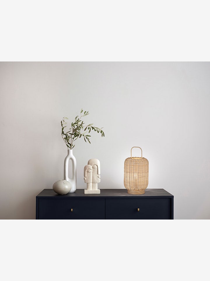 FISCHER & HONSEL Tischleuchte in Beige - (H)28,5 x Ø 16 cm günstig kaufen onesize